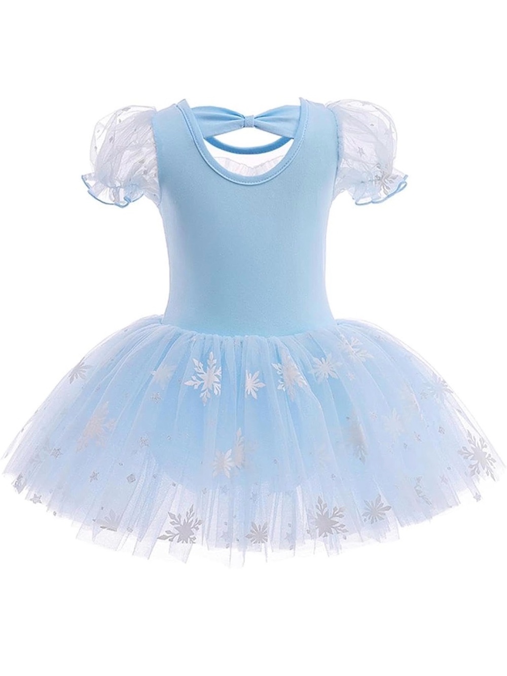 NWT Light Blue Sequin Tulle Princess Dress for Girls Party Dress, Size 2T-4T - Picture 3 of 9